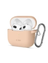 Etui Tech-Protect Silicone Hook Apple Airpods 3 Caffe Latte - AirPods (3. generacji) - Tech-Protect