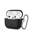 Etui Tech-Protect silikonový háček Apple Airpods 3 černý - AirPods (3. generace) - Tech-Protect