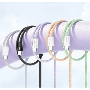Kup Kabel AWEI CL-219T USB-C / USB-C 60W 1m kompatybilny z iPhone 15 biały - AWEI219 - {ean13} - Sklep Home Screen