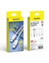 Buy AWEI CL-219T USB-C / USB-C cable 60W 1m compatible with iPhone 15 white - AWEI219 - {ean13} - Home Screen Store Europe