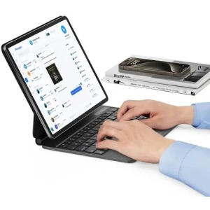 USAMS Miaoke Serie Apple iPad Pro 12.9 2018/2020/2021/2022 (3., 4., 5., 6. Generation) schwarz - iPad Pro 12.9" 2022 (6. generacji) - Usams
