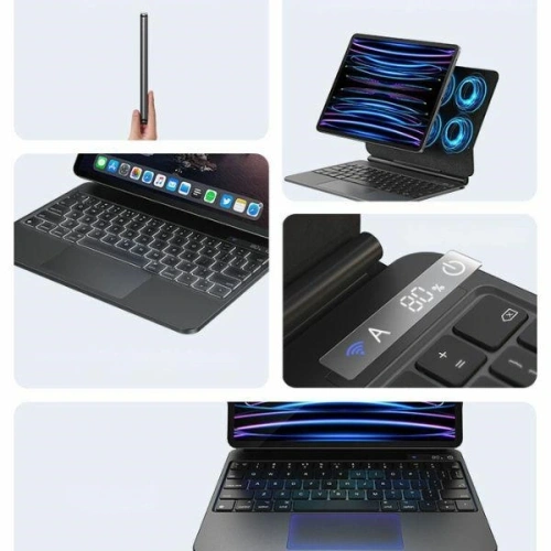 Kup USAMS Miaoke Serie Apple iPad Pro 12.9 2018/2020/2021/2022 (3., 4., 5., 6. Generation) schwarz - USA1182 - {ean13} - Sklep Home Screen