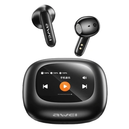 Kup Bezprzewodowe słuchawki douszne TWS AWEI TP97 Bluetooth 5.4 czarne - AWEI222 - {ean13} - Sklep Home Screen