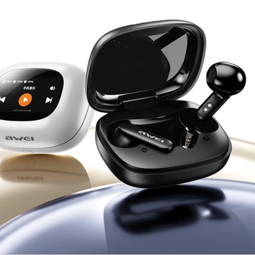 Kup Bezprzewodowe słuchawki douszne TWS AWEI TP97 Bluetooth 5.4 czarne - AWEI222 - {ean13} - Sklep Home Screen