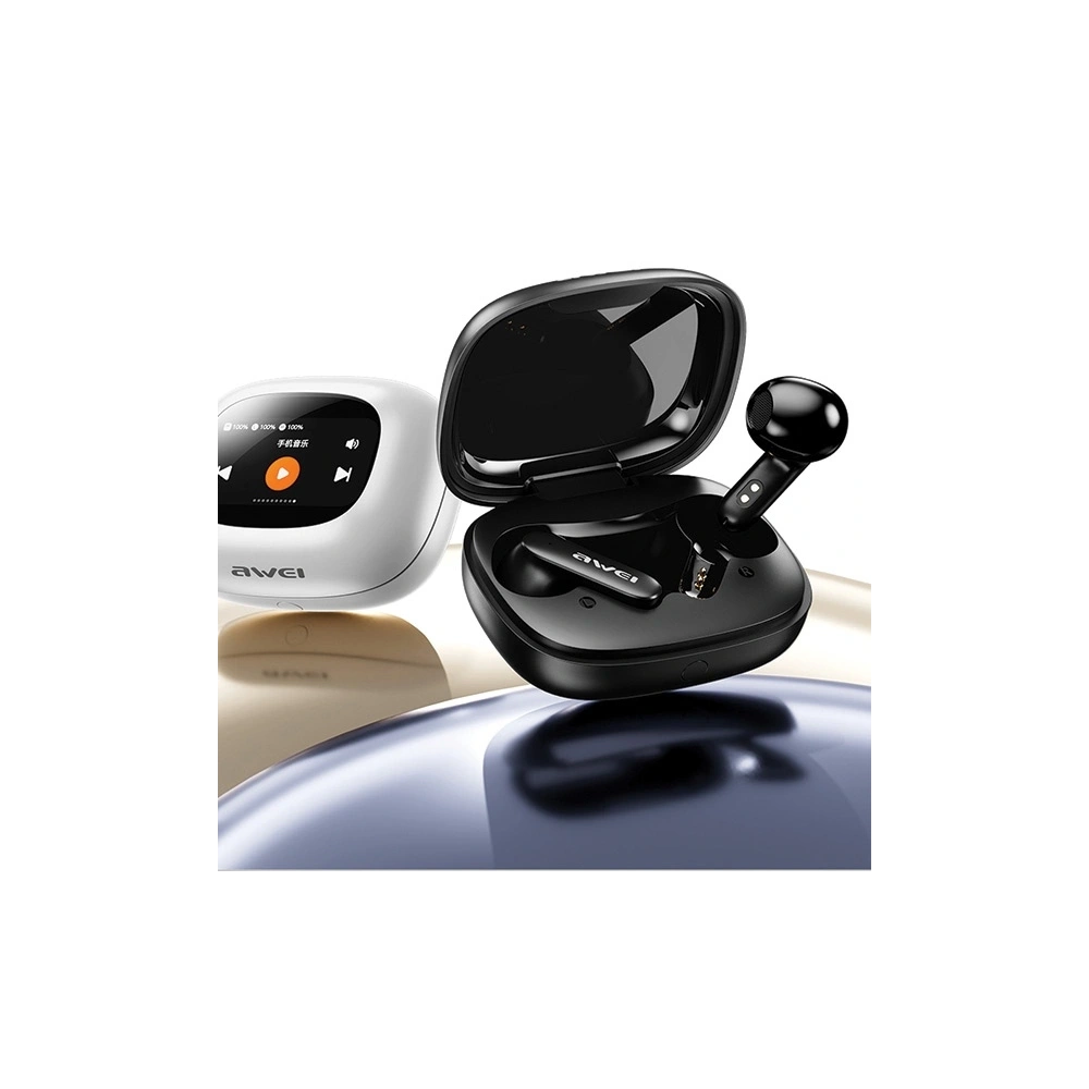 Bezprzewodowe słuchawki douszne TWS AWEI TP97 Bluetooth 5.4 czarne - Słuchawki douszne - Awei