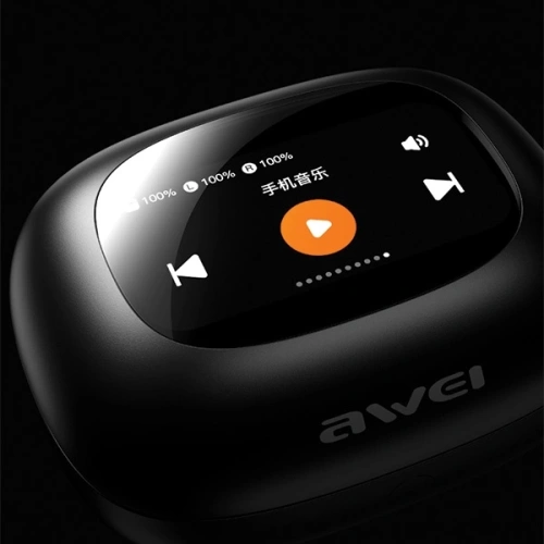 Kup Bezprzewodowe słuchawki douszne TWS AWEI TP97 Bluetooth 5.4 czarne - AWEI222 - {ean13} - Sklep Home Screen