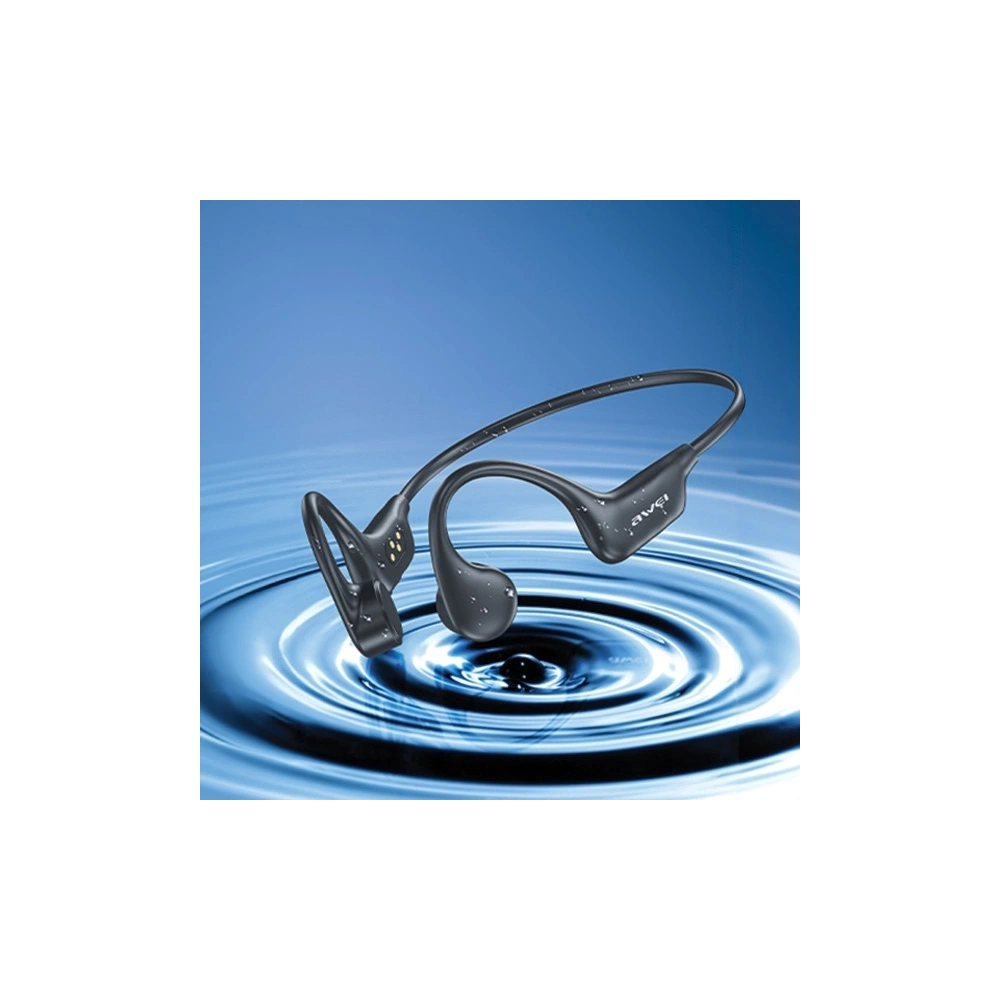 Bezprzewodowe słuchawki z przewodnictwem kostnym AWEI A899BL czarne - Pozostałe słuchawki - Awei