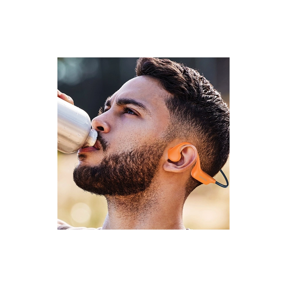 Bezprzewodowe słuchawki z przewodnictwem kostnym AWEI A899BL czarne - Pozostałe słuchawki - Awei