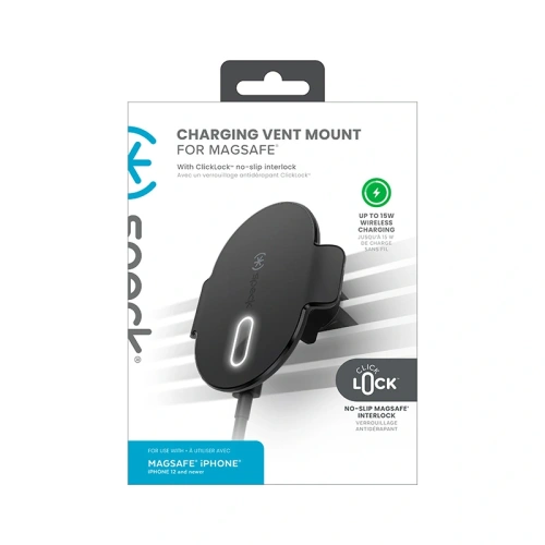 Kup Speck Töltő Vent Mount + ClickLock MagSafe 15W (fekete) - SPK688 - {ean13} - Sklep Home Screen
