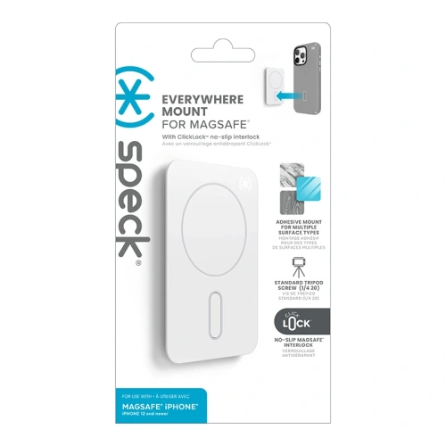 Buy Speck Everywhere Mount + ClickLock MagSafe magnetic holder (white) - SPK689 - {ean13} - Home Screen Store Europe