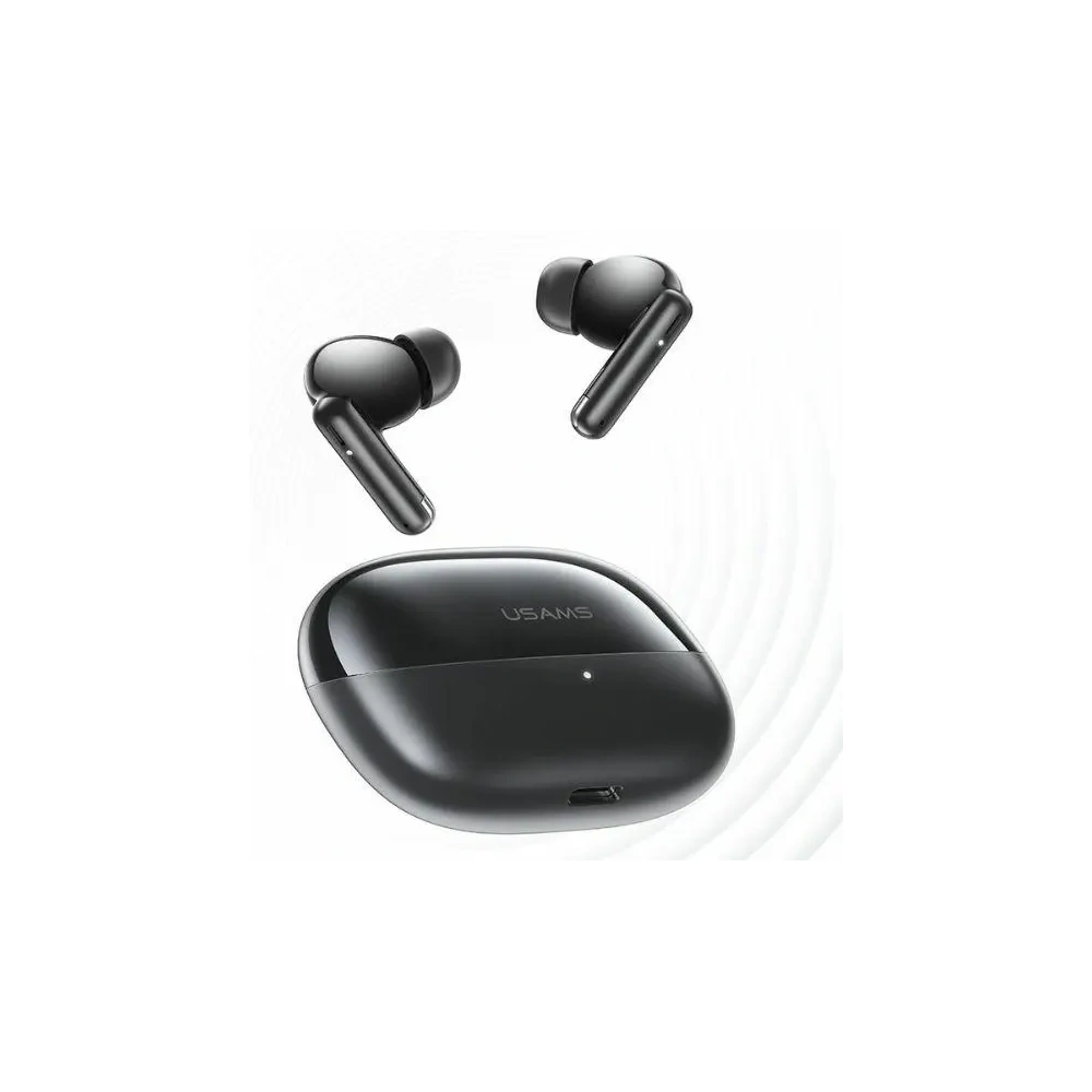 Bezprzewodowe słuchawki dokanałowe USAMS IF27 Bluetooth 5.3 czarne - Słuchawki dokanałowe - Usams
