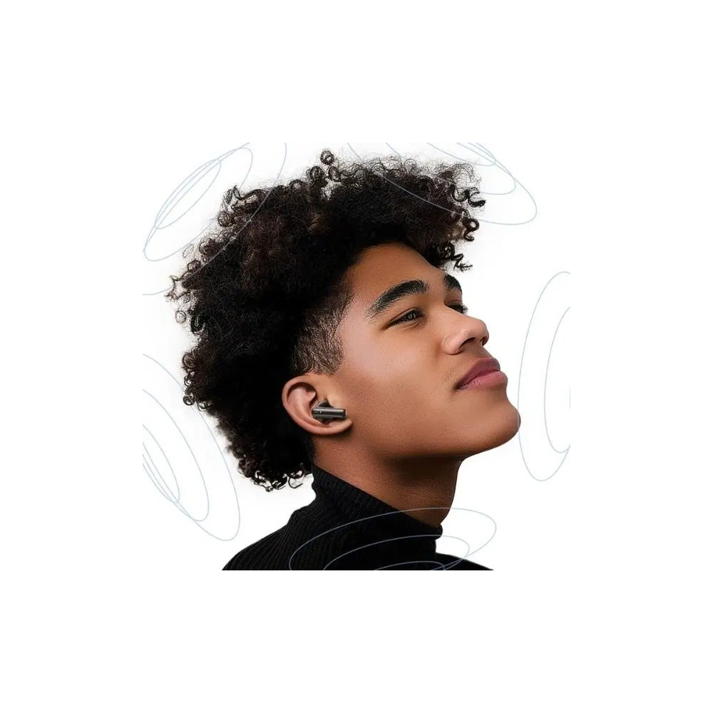 Bezprzewodowe słuchawki dokanałowe USAMS IF27 Bluetooth 5.3 czarne - Słuchawki dokanałowe - Usams