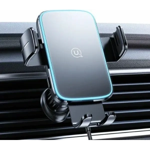 Buy USAMS car grille mount with 15W wireless charger black - USA1189 - {ean13} - Home Screen Store Europe
