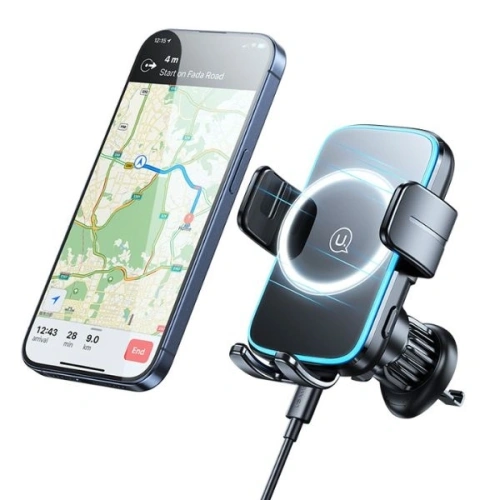 Buy USAMS car grille mount with 15W wireless charger black - USA1189 - {ean13} - Home Screen Store Europe