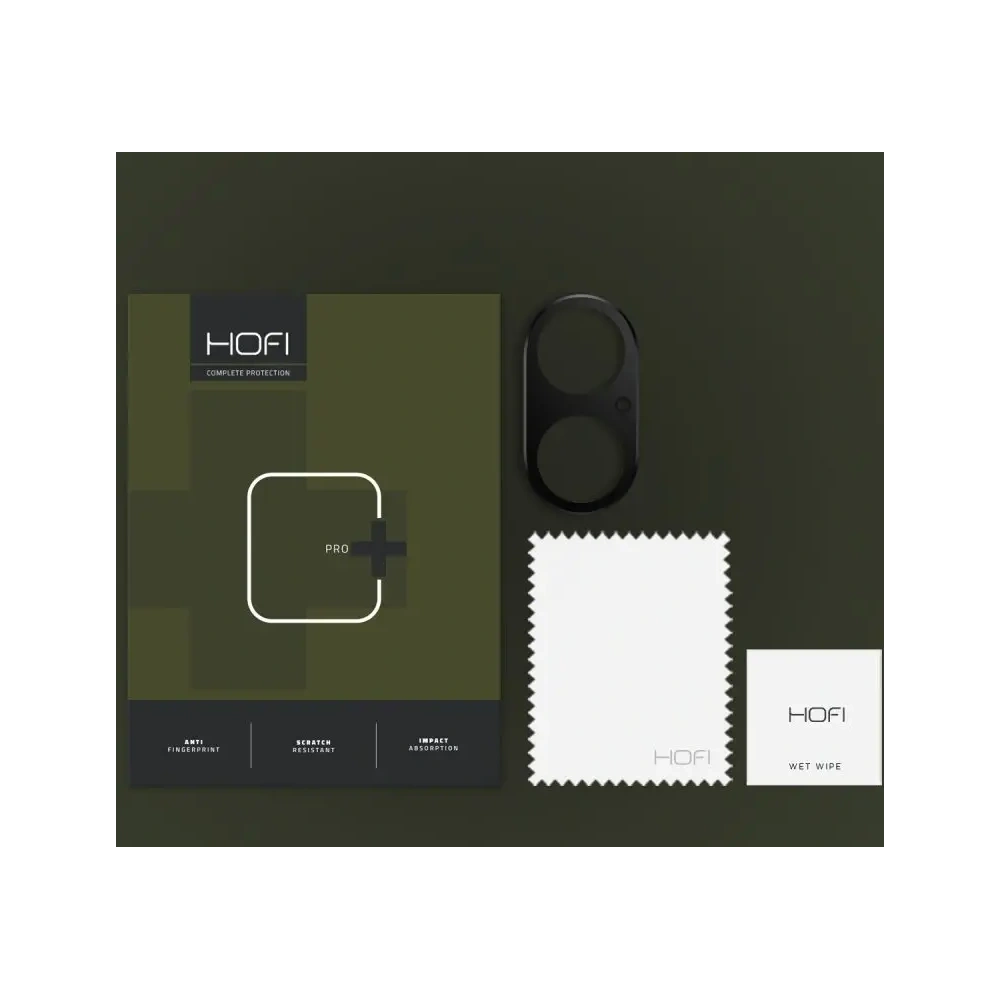 Nakładka Hofi Alucam Pro+ Apple iPhone 16 / 16 Plus Black - iPhone 16 Plus - Hofi