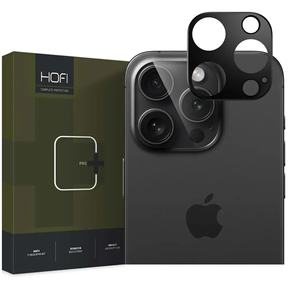 Nakładka Hofi Alucam Pro+ Apple iPhone 16 Pro / 16 Pro Max Black - iPhone 16 Pro Max - Hofi