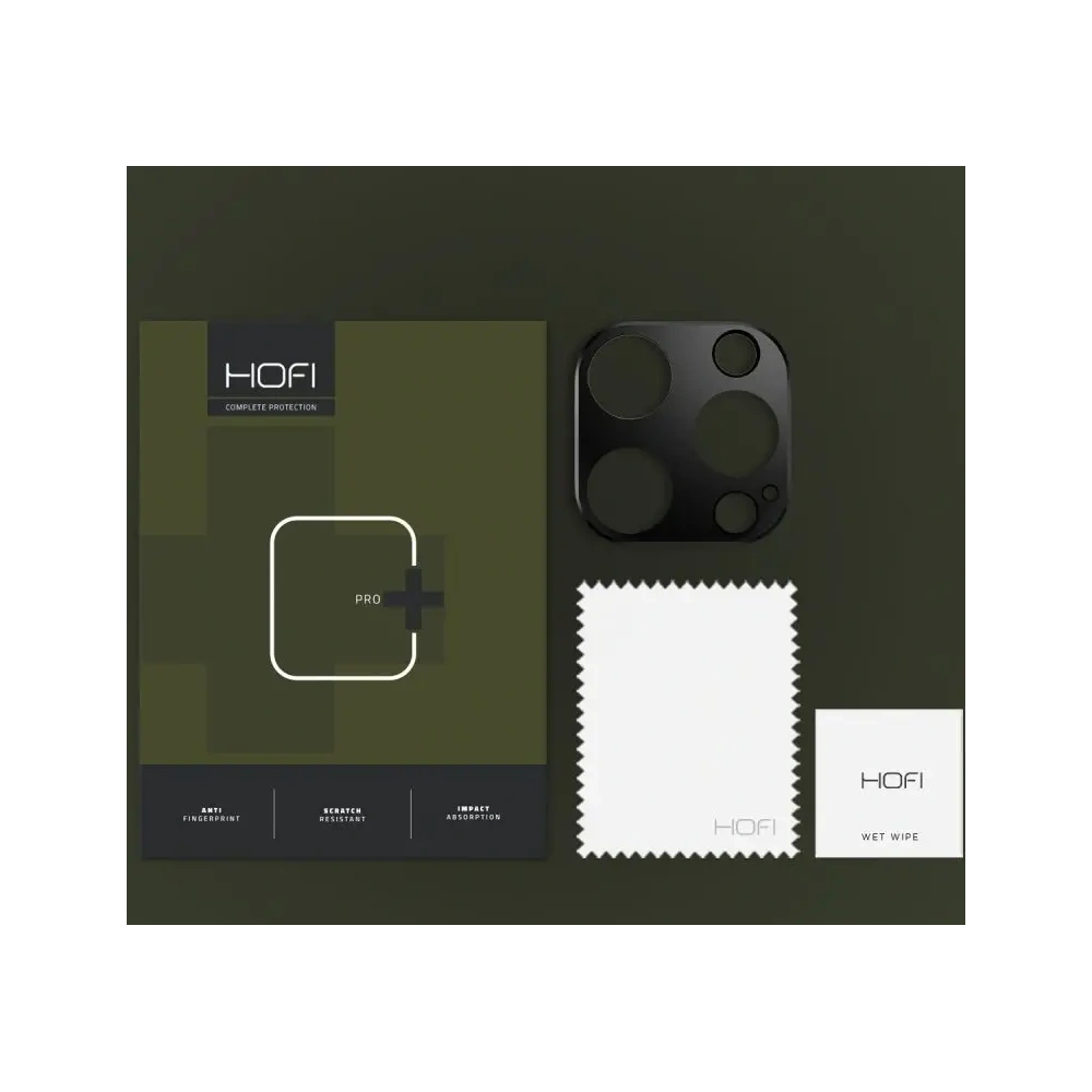 Nakładka Hofi Alucam Pro+ Apple iPhone 16 Pro / 16 Pro Max Black - iPhone 16 Pro Max - Hofi