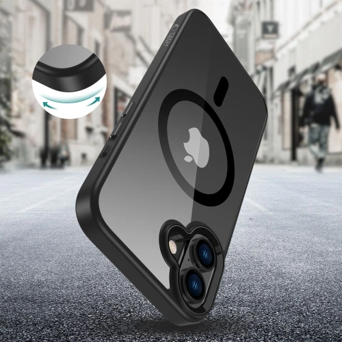 Kup Tech-Protect Magmat MagSafe Apple iPhone 16 Plus Schwarz/Klar - THP3140 - {ean13} - Sklep Home Screen