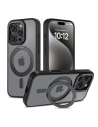 Etui Tech-Protect Magring MagSafe Apple iPhone 16 Pro Max Matná černá - iPhone 16 Pro Max - Tech-Protect