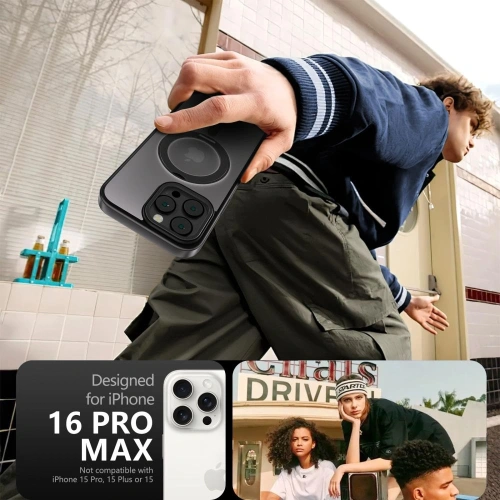 Kup Tech-Protect Magring MagSafe Apple iPhone 16 Pro Max Matt Schwarz - THP3141 - {ean13} - Sklep Home Screen