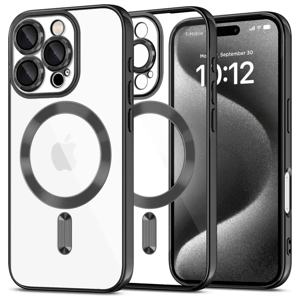 Etui Tech-Protect MagFlex MagSafe Apple iPhone 16 Pro Shiny Black - iPhone 16 Pro - Tech-Protect