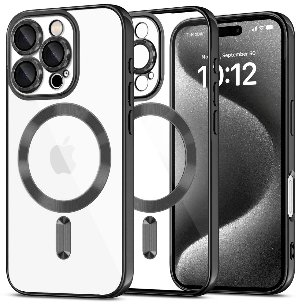 Etui Tech-Protect MagFlex MagSafe Apple iPhone 16 Pro Max Shiny Black - iPhone 16 Pro Max - Tech-Protect