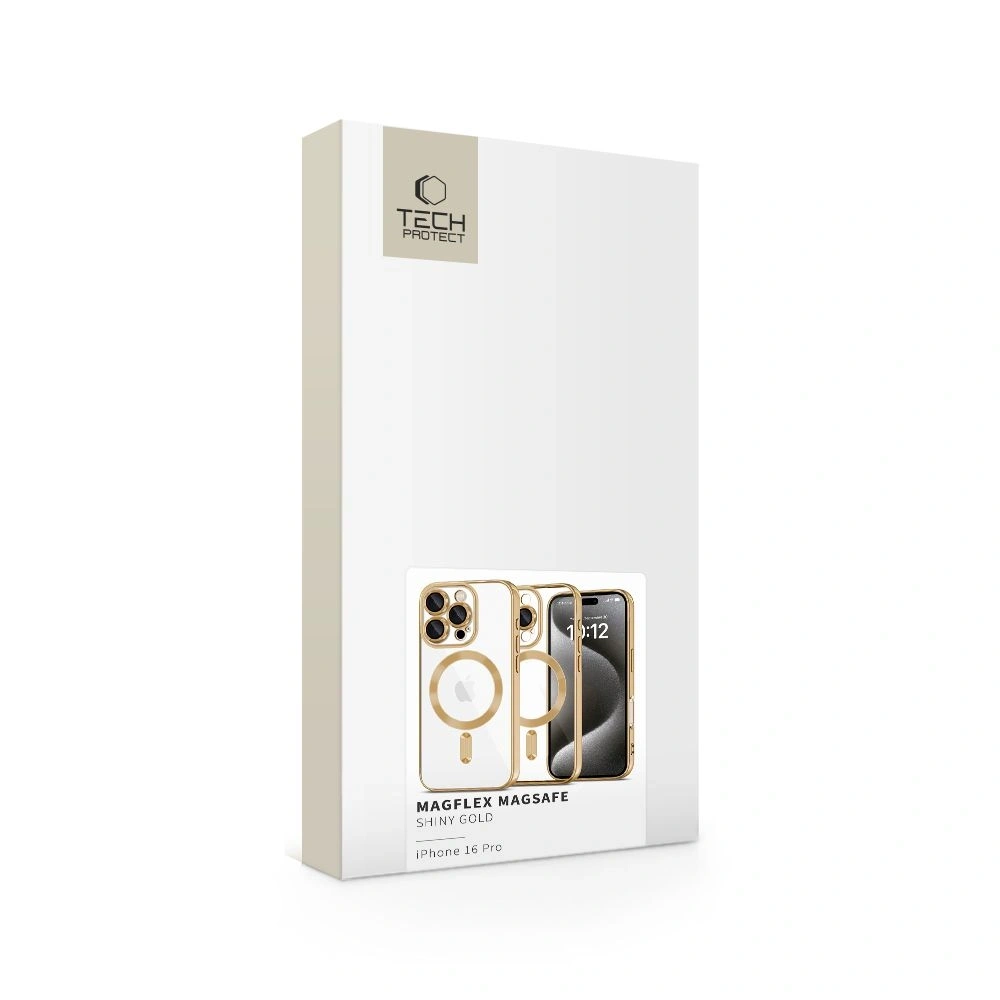 Etui Tech-Protect MagFlex MagSafe Apple iPhone 16 Pro Shiny Gold - iPhone 16 Pro - Tech-Protect