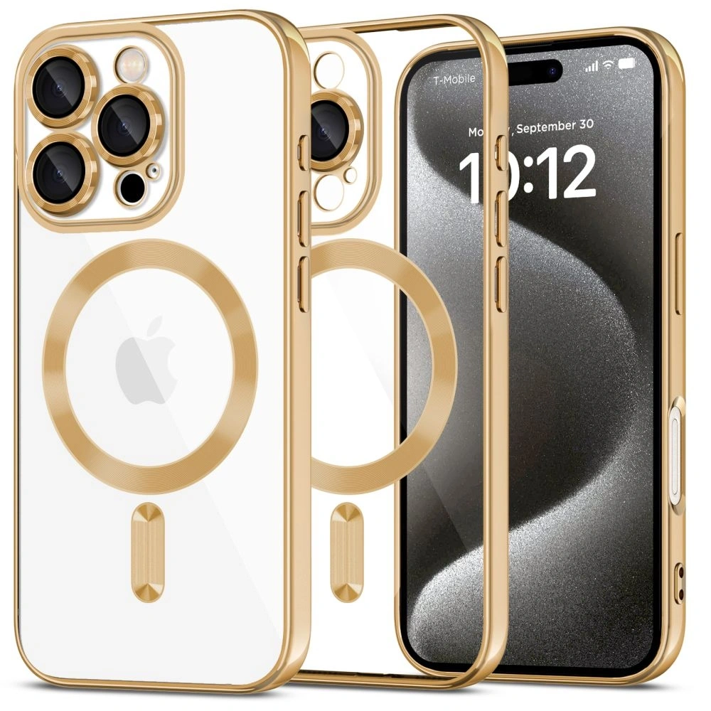 Etui Tech-Protect MagFlex MagSafe Apple iPhone 16 Pro Max Shiny Gold - iPhone 16 Pro Max - Tech-Protect