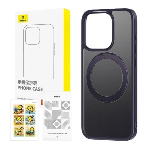 Buy Case + tempered glass set Baseus SkyRing 360° Apple iPhone 14 Pro (purple) - BSU8835 - {ean13} - Home Screen Store Europe
