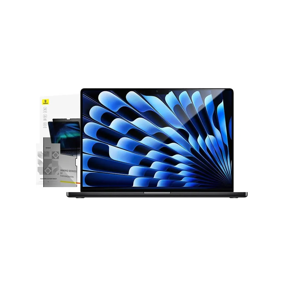 Szkło hartowane Baseus Magic Drawing dla MacBook Air 13.6" (2022/2024) + zestaw czyszczący (przeźroczysty) - !ZAIMPORTOWANE - Baseus