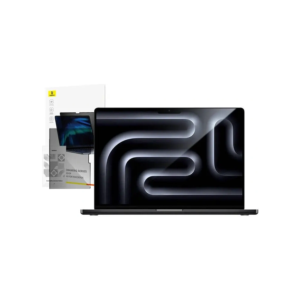Szkło hartowane Baseus Magic Drawing dla MacBook Pro 13" (2022) + zestaw czyszczący (przeźroczysty) - !ZAIMPORTOWANE - Baseus