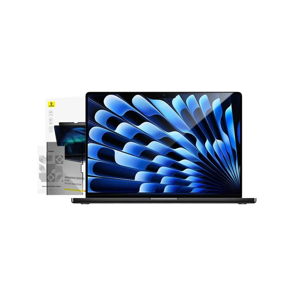 Szkło hartowane Baseus Magic Drawing dla MacBook Air 15.3" (2023/2024) + zestaw czyszczący (przeźroczysty) - !ZAIMPORTOWANE - Baseus