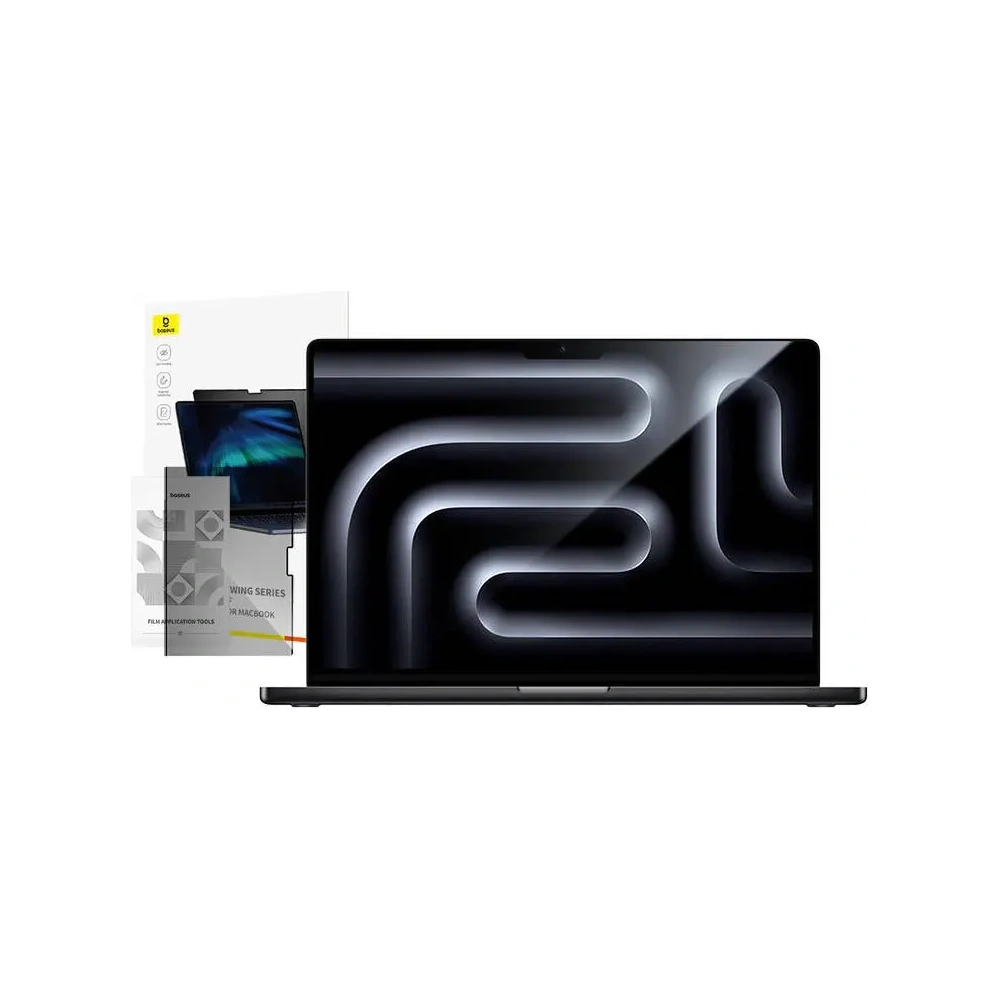 Szkło hartowane Baseus Magic Drawing dla MacBook Pro 16" (2021/2023) + zestaw czyszczący (przeźroczysty) - !ZAIMPORTOWANE - Baseus