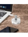 Kup Adapter USB 3.0 Baseus Round Box, HUB USB/USB-C do 1x USB 3.0 + 3x USB 2.0, 1m (biały) - BSU981WHT - {ean13} - Sklep Home Screen