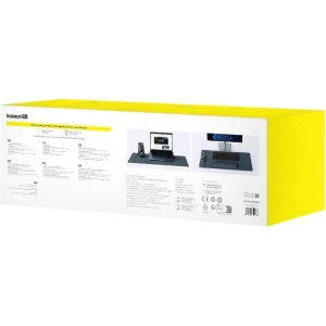 Baseus MagPro II desk mat with inductive charger (black) - Mouse pads - Baseus