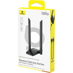 Kup Baseus FastJoy Adapter WiFi 1300Mbps (schwarz) - BSU8846 - {ean13} - Sklep Home Screen