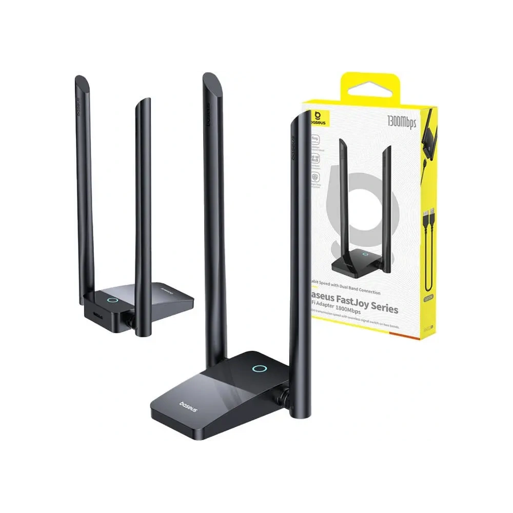 Adapter WiFi Baseus FastJoy 1800Mbps (czarny) - Inne akcesoria - Baseus