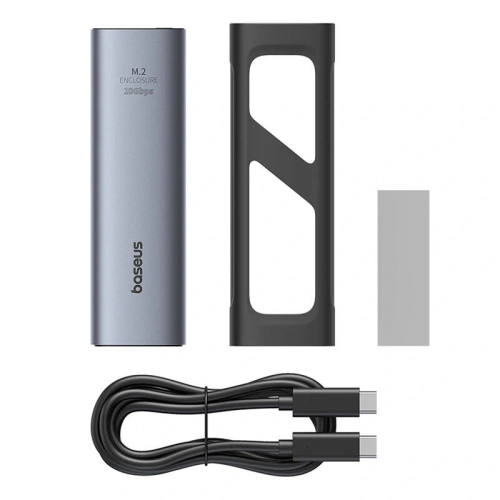 Buy Baseus FlyJoy SSD enclosure (grey) - BSU8848 - {ean13} - Home Screen Store Europe