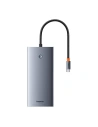 Kup Hub 13w1 Baseus PortalJoy USB-C / 2xHDMI,DP,VGA,2xUSB-C,3xUSB-A,PD,RJ45,SD/TF, jack 3.5mm (szary) - BSU8849 - {ean13} - Sklep Home Screen