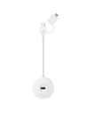 Kup Adapter USB 3.0 Baseus Round Box, HUB USB/USB-C do 1x USB 3.0 + 3x USB 2.0, 12cm (biały) - BSU982WHT - {ean13} - Sklep Home Screen