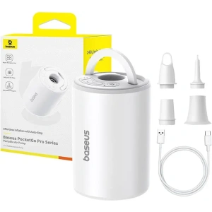 Buy Baseus PocketGo portable pump (white) - BSU8850 - {ean13} - Home Screen Store Europe