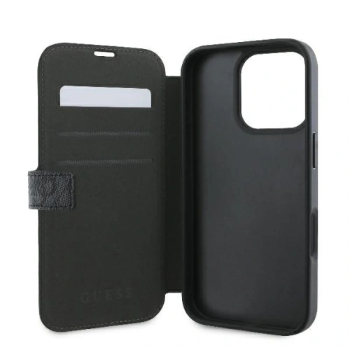 Kup Guess GUBKP16L4GMGGR Apple iPhone 16 Pro kniha 4G Metal Logo černá - GUE3592 - {ean13} - Sklep Home Screen