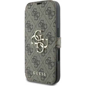 Buy Guess GUBKP16M4GMGBR Apple iPhone 16 Plus book 4G Metal Logo brown - GUE3594 - {ean13} - Home Screen Store Europe