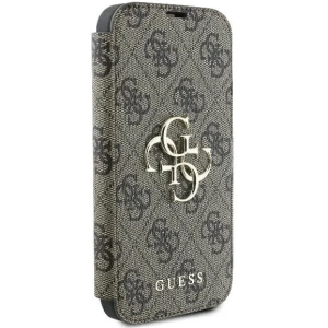 Buy Guess GUBKP16M4GMGBR Apple iPhone 16 Plus book 4G Metal Logo brown - GUE3594 - {ean13} - Home Screen Store Europe
