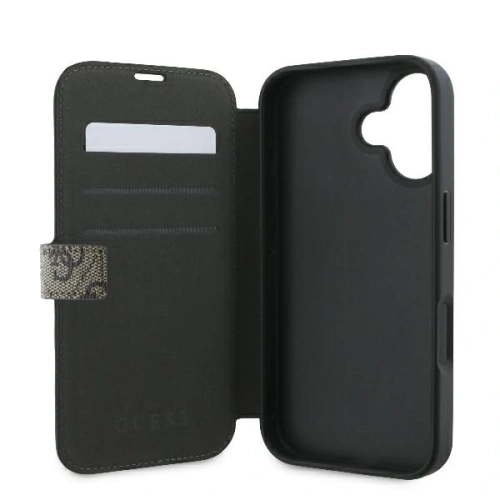 Kup Guess GUBKP16M4GMGBR Apple iPhone 16 Plus kniha 4G Metal Logo hnědá - GUE3594 - {ean13} - Sklep Home Screen