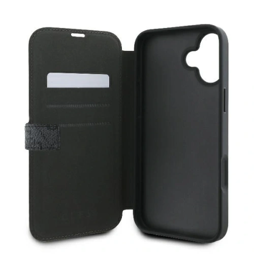 Kup Guess GUBKP16M4GMGGR Apple iPhone 16 Plus kniha 4G Metal Logo černá - GUE3595 - {ean13} - Sklep Home Screen