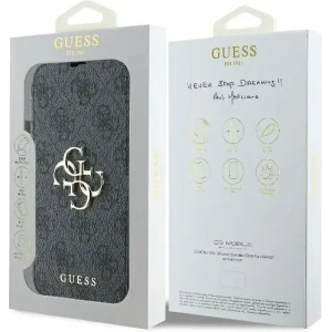 Kup Guess GUBKP16M4GMGGR Apple iPhone 16 Plus carte 4G Metal Logo negru - GUE3595 - {ean13} - Sklep Home Screen