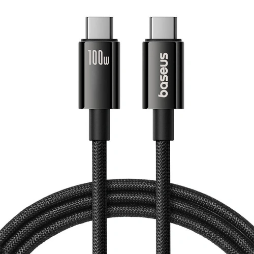 Kup Baseus Tungsten Gold USB-C / USB-C kabel 100W 1.5m (černý) - BSU8867 - {ean13} - Sklep Home Screen