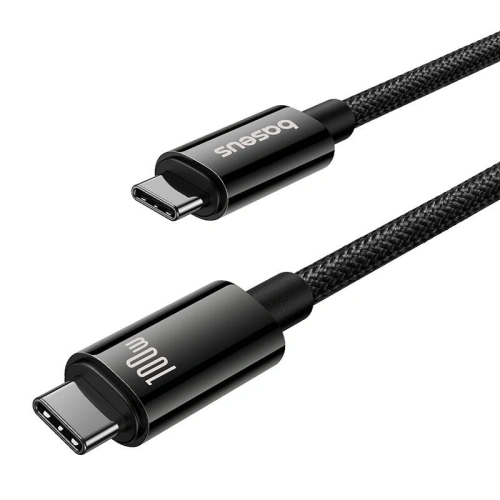 Kup Baseus Tungsten Gold USB-C / USB-C kábel 100W 1.5m (fekete) - BSU8867 - {ean13} - Sklep Home Screen