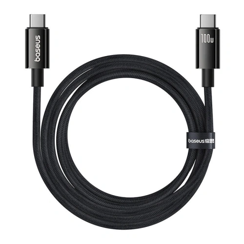 Kup Baseus Tungsten Gold USB-C / USB-C kabel 100W 1.5m (černý) - BSU8867 - {ean13} - Sklep Home Screen